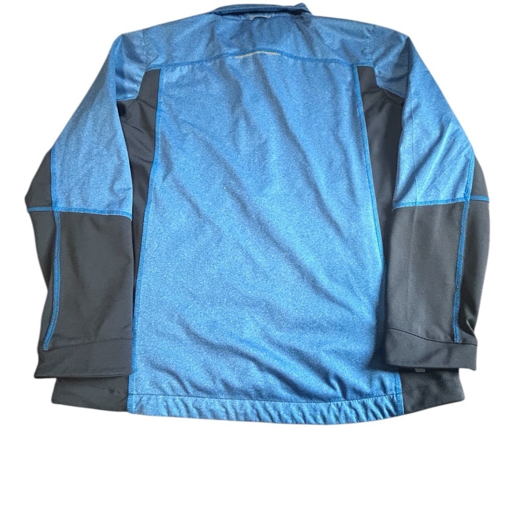 Elevate Athletic Jacket Blue Black Full Zip Lightweight Large XL Fit - Picture 2 of 15